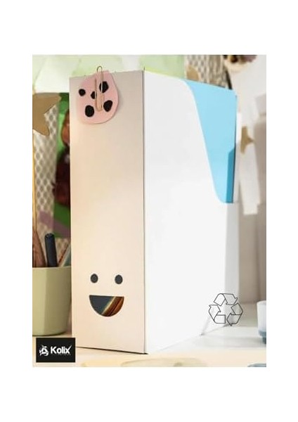 Dergi Dosyası Seti Karton Klasör Gülenyüz Beyaz 3 Adet fiyatları