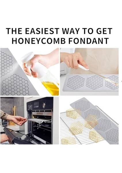 Çikolata Kalıbı, Petek Desenli Silikon Kalıp, Silikon Çikolata Kalıpları, Arı Motifli Silikon Kalıp, Şekerleme Kalıbı, Kek Süsleme ve Dekorasyonu Için Mükemmel, Polimer Kil Kullanımına fiyatları