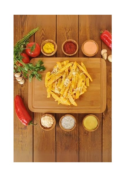 Life 6 Adet Bambu Mini Lokumluk Çerezlik Sosluk Reçellik Sunumluk Kase MIT1143