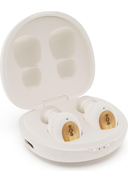 Kulaklık - Kompakt Bluetooth 5.0 Kulaklık, Hızlı Şarj Fonksiyonu ve Şarj Kutusu ile 28 Saate Kadar Çalma Süresi, Çevre Dostu Bambu Tasarım fiyatları
