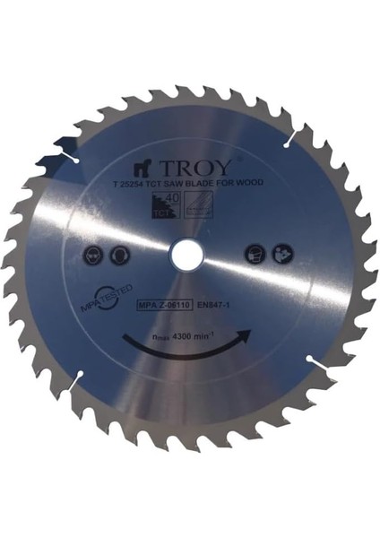 25206 Ahşap Dairesel Testere Bıçağı 255MM x 60T fiyatları