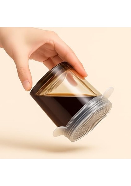 Pratik Silikon Streç Kapak Seti 6’lı – Sızdırmaz, Esnek, Tekrar Kullanılabilir Kapaklar | Tüm Kaplara Uyumlu | Sızıntı Geçirmez, Bulaşık Makinesi & Mikrodalga Uyumlu modelleri