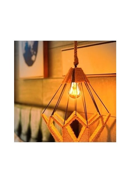 4 Watt Mini Top Ampul LED Filament G45 Cam Rustik Ampul E27 Duy 1800K Işık Rengi 10 Adet