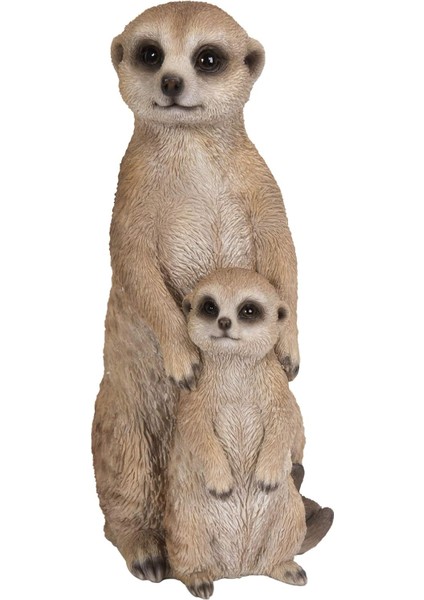 Hi- Ltd. Küçük Anne ve Bebek Meerkat, Kahverengi modelleri