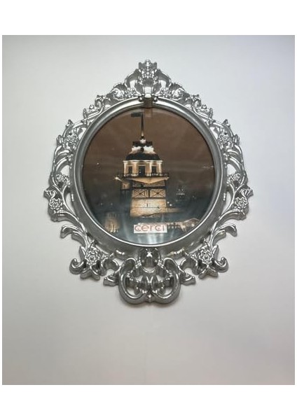 Gümüş Varaklı Dekoratif Duvar Çerçevesi fiyatları