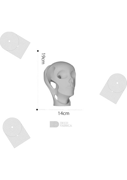 Minimalist Insan Figürü Heykeli – Soyut Yüz Temalı Dekoratif Biblo | Ofis, Raf ve Salon Için Anlamlı Hediye modelleri