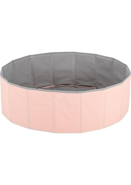 Akordeon Katlanabilir Oyun Alanı 7 cm 100 Toplu -Pudra