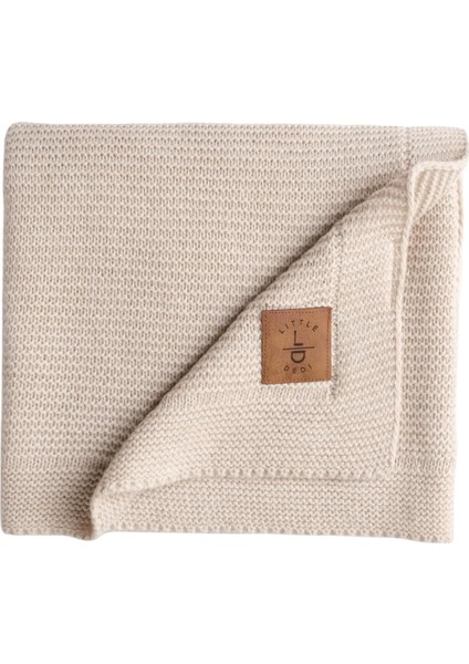 Dedi Bebek Yumuşak Örgü Battaniye – Yumuşak ve Nefes Alır – Öko-Tex Sertifikalı – Hafif ve Yumuşak – Yeni Doğanlar, Küçük Çocuklar, Çocuk Yatağı, Bebek Arabası ve Bebek Odası Için Mükemmel (Bej