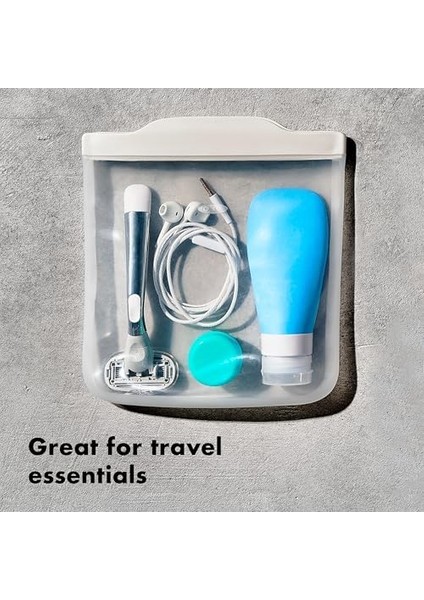 Silicone Reusable Bag Snack Bag (12 Oz) - Oat fiyatları