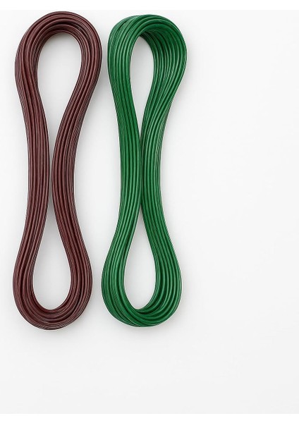 2&apos;li Çelik Çamaşır Ipi – Pvc Kaplamalı Dayanıklı Askı Teli, 10 Metre – Dış Mekan ve Balkon Kullanımına Uygun (Asorti)