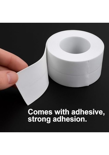 Kendinden Yapışkanlı Su Geçirmez Izolasyon Bandı – 3,2 M Pvc Köşe ve Kenar Koruma Şeridi, Lavabo, Küvet, Duş ve Mutfak (Beyaz) fiyatları