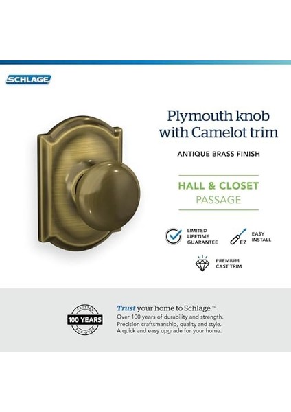 Camelot Plymouth Passage Düğmesi, F10 Ply 609 Cam modelleri