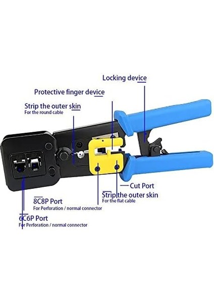 Plus PX-8060Y /RJ11 Cat6 Yeni Nesil Jak