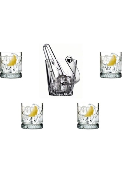Buz Kovalı Viski Seti 4 Kişilik