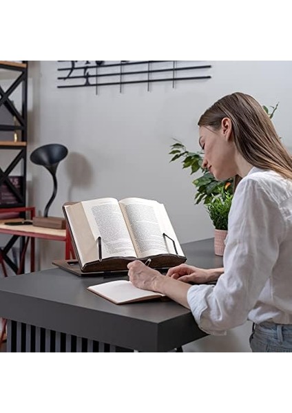 - Kitap Okuma Standı Büyük Boy (Antik)