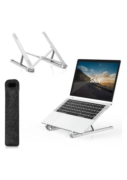 Bix Saiji X2 Taşıma Çantalı Alüminyum Notebook Laptop Standı Gümüş fiyatları