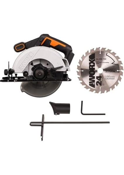 WX526.9 20VOLT 165MM Profesyonel Şarjlı Daire Testere (Akü Dahil Değildir) fiyatları