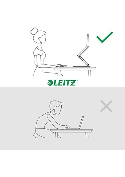 Ayarlanabilir Çok Açılı Laptop Standı, Koyu Gri fiyatları
