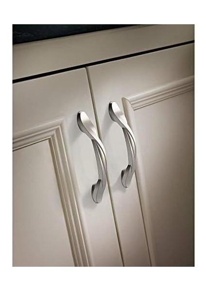 Dark Bronz Kavisli Çekmece Tutacağı, Mutfak Dolapları ve Şifonyer Çekmeceleri Için Dolap Kulpları ve Çekmece Çekmeceleri, 3 Inç, 25&apos;li Paket, P35518K-OB3-B1, Dolap Donanımı fiyatları