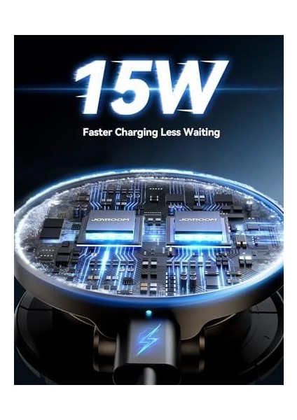Joyroom Kablosuz Araç Şarj Cihazı Yuvası, Araç Telefon Tutucu Yuvası 14/13/12/11/x/8 Serisi Için Kablosuz Şarj [otomatik Hareketli Bobin] S22/S21/S20 20/10 ile Uyumlu fiyatları