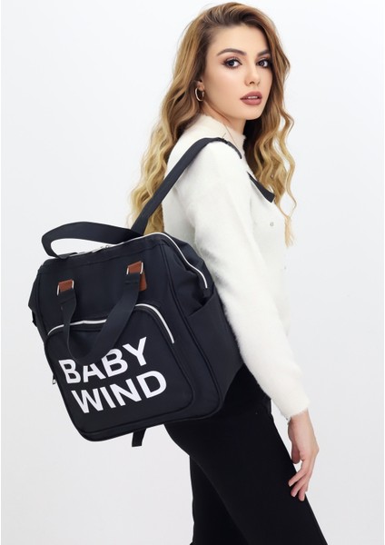 Termal Bölmeli Anne Bebek Bakım Çantası Omuz Askılı Bebek Arabası Uyumlu Geniş Hacimli Omuz Çantası