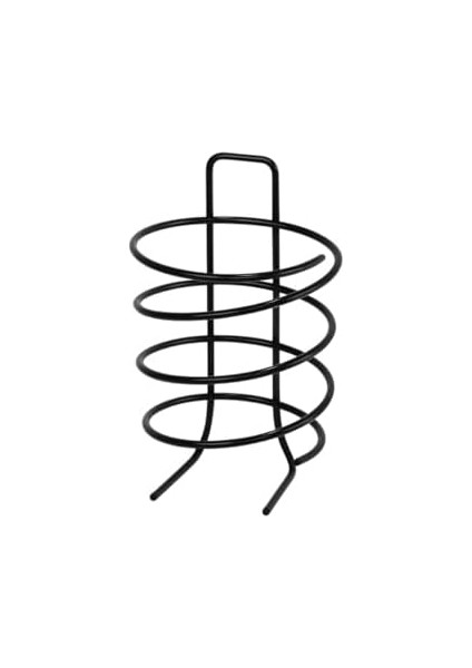 19 cm Metal Saç Kurutma Makinesi Standı – Spiral Tasarımlı Masaüstü ve Duvar Tipi Fön Makinesi Tutucu modelleri