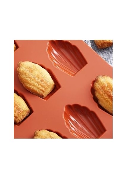 Siliko World Silikon Sevimli Pati Şekilli Çikolata Kek Mum Sabun Kalıp, Kırmızı