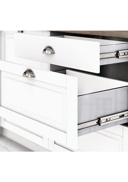 Galvanizli Teleskopik Çekmece Rayı 35X500