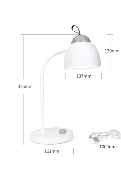 WD-6075 Dimmerli LED Ayarlanabilir Kablosuz Type-C Şarjlı Masa Lambası Çalışma Lambası modelleri