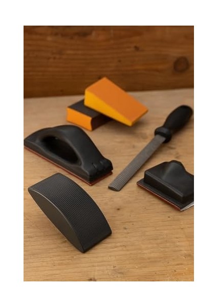 Zımpara Takozu, 14 Cm, Ergonomik, Ahşap Metal Plastik Yüzeylerde Kullanım Kolaylığı, EZT001, Vakumlu Ambalaj