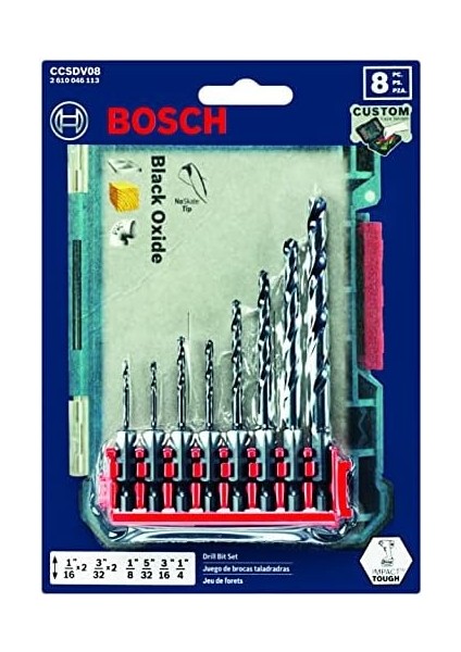 CCSDV08 Tough Oxide Drill With Clip For Custom