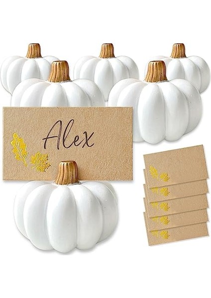 Aspen 25360NA Rustik Kabak Masa Dekorasyonu, Reçine, Beyaz/zengin Bahçe