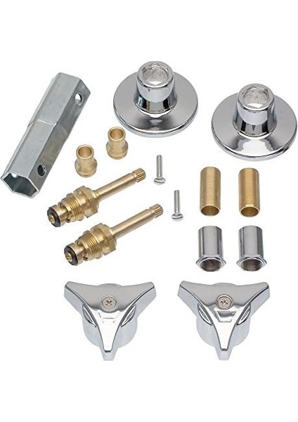 Küvet ve Duş 2 Kulplu Tadilat Seti Union , Krom, 1-Kit (39690) Için