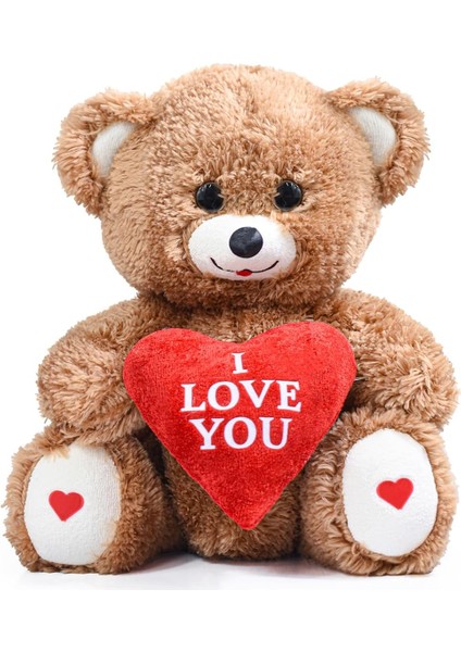 Özgüner Oyuncak Aşkım Ayıcık – Sevgiliye Özel Kalpli Peluş Oyuncak – Yumuşak ve Sarılmalık Ayıcık – Romantik Hediye – Sevgililer Günü Için Ideal (Kahverengi)