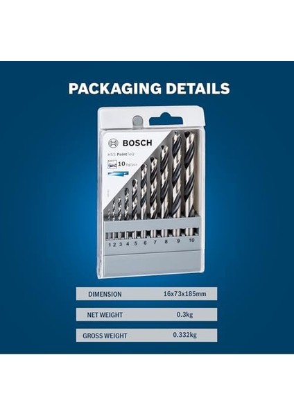 Professional - Pointteq Matkap Ucu 10 Parça Set fiyatları