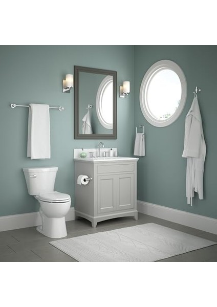 NIC64-PC Nicoli 4 Parça Banyo Donanım Kiti, Cilalı Krom