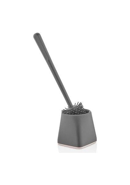 Silikon Wc Tuvalet Banyo Fırçası Klozet Fırçası Kare Gri fiyatları