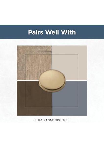 Bar Ayarlanabilir Dolap Çekeceği, 1-3/8" Ila 4" (35-102MM), 5&apos;li Paket, Şampanya Bronz P44364-CZ-B fiyatları