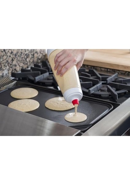 Pankek & Hamuru Karıştırma ve Dökme Şişesi – 1 Litre | Ölçü Çizgili, Karıştırıcı Toplu, Sıkma Başlıklı Hamur Hazırlama Şişesi | Kahvaltı & Tatlı Hamuru Için Plastik Şişe fiyatları