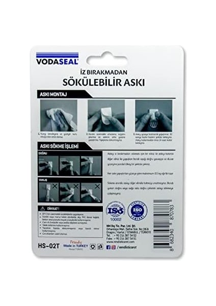 Beyaz 5li Iz Bırakmayan Askı