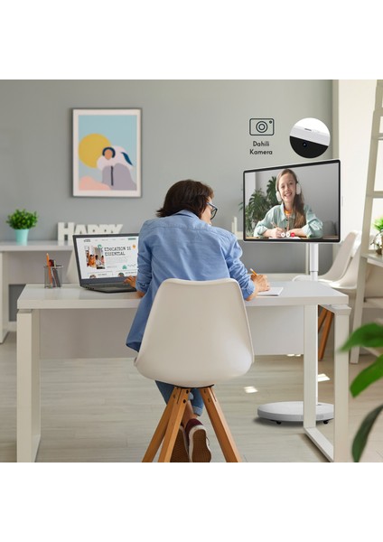 Go Plus Pro 27" Fhd Dokunmatik, Döndürülebilir, Tekerlekli, Taşınabilir Ekran, Dahili Hoparlörlü Tablet 27FE7M45 fırsatları