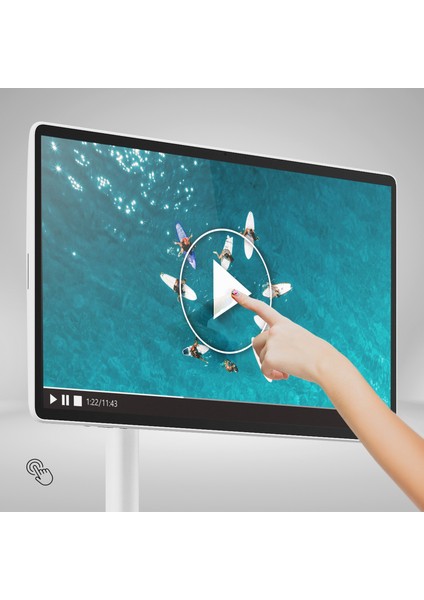 Go Plus Pro 27" Fhd Dokunmatik, Döndürülebilir, Tekerlekli, Taşınabilir Ekran, Dahili Hoparlörlü Tablet 27FE7M45