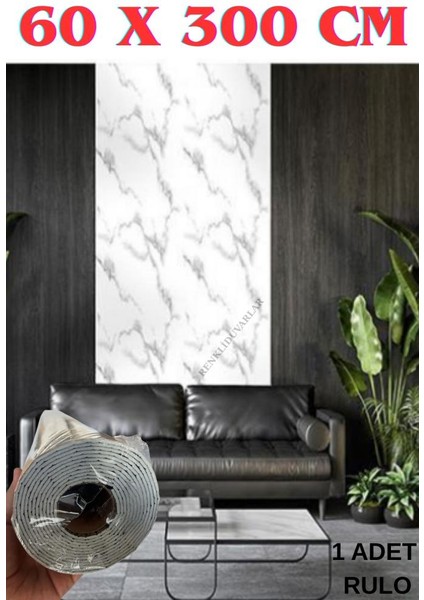 60CMX300CM Tek Parça Yapışkanlı Rulo Mermer Desenli Duvar Paneli Kağıdı Silinebilir CF-1060-ALYA fiyatları