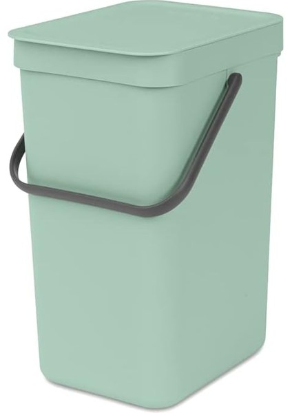 - Sort & Go Çöp Kutusu 12 L – Orta Büyüklükte Geri Dönüşüm Kabı – Taşıma Sapı – Bakımı Kolay – Duvar Montajı Için De Uygundur – Mutfak Çöp Kovası – Yeşim Yeşili – 20 x 25 x 35 cm modelleri