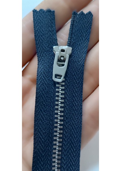 18 cm 1 Adet Metal Diş Kot Pantolon Fermuarı Lacivert fiyatları