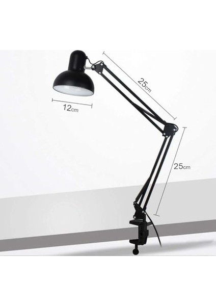 Kıskaçlı Masa Lambası 3 Farklı Değiştilebilir Sıkıştırma Yöntemi - Açısı Ayarlanabilir 3 Eklemli Çalışma Masası Lamba | SY-444 Ampul Dahil Değil fiyatları