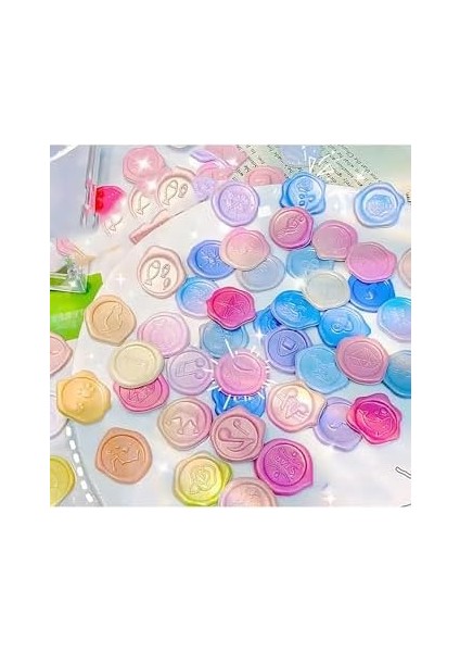 Guguk Sarı Temalı Wax 3D Pul Seti • Bullet Journal fiyatları