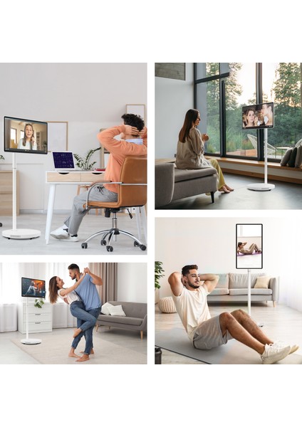 Go Plus Pro 27" 4K UHD Dokunmatik, Döndürülebilir, Tekerlekli, Taşınabilir Ekran, Dahili Hoparlörlü Tablet 27UE7M45