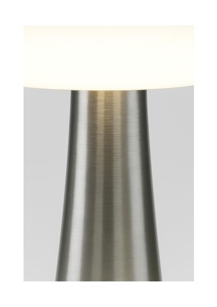 3 Modlu Dokunmatik Denver Masa Lambası Gümüş Renk Metal Gövdeli Kablosuz Şarj Edilebilir USB Şarjlı LED Masa Lambası Modern Tasarımlı Portatif Gece Lambası fiyatları