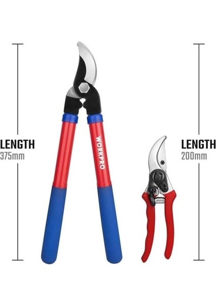WP204500 2’li Profesyonel Bağ Bahçe Dal Budama Seti fiyatları